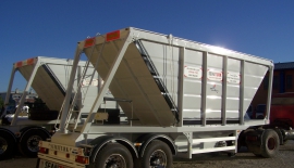 Double Bottom Dump Trailers with Aluminum Hopper | Belly Dump Trailers | Ultra-Light