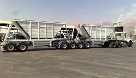 Double Bottom Dump Trailers with Aluminum Hopper | Belly Dump Trailers | Ultra-Light