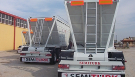 Double Bottom Dump Trailers with Aluminum Hopper | Belly Dump Trailers | Ultra-Light