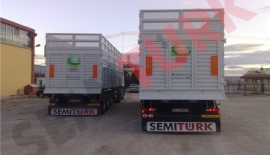  55 m CHEST TYPE TIPPER SEMI TRAILER