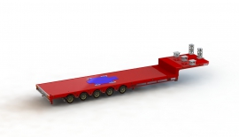 Transformer Transport Semi-Trailer for Mobile Substation - (5 Axle - 60 Tons)