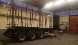 High Voltage Cable Test System Semi Trailer