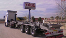 Platform Semi-Trailer with Side-Drops | Side Tipping Semi-Trailer