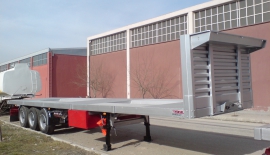 3 Dingilli Flat-bed / Platform Konteyner Tayc Yar Rmork | Sal & Ak Kasa Flatbed