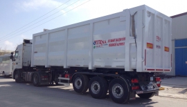 38 - 70 m Scrap Carrier Tipper Semi-Trailer | Accordion Tipper Trailer | Hardox / S700MC