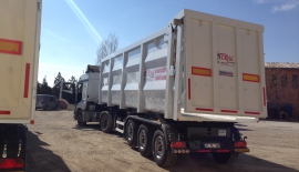 38 - 70 m Scrap Carrier Tipper Semi-Trailer | Accordion Tipper Trailer | Hardox / S700MC