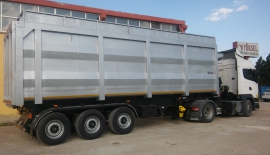 38 - 70 m Scrap Carrier Tipper Semi-Trailer | Accordion Tipper Trailer | Hardox / S700MC