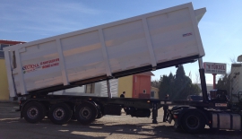 38 - 70 m Scrap Carrier Tipper Semi-Trailer | Accordion Tipper Trailer | Hardox / S700MC