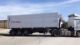 38 - 70 m Scrap Carrier Tipper Semi-Trailer | Accordion Tipper Trailer | Hardox / S700MC