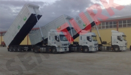  55 m CHEST TYPE TIPPER SEMI TRAILER